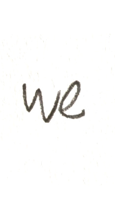 we
